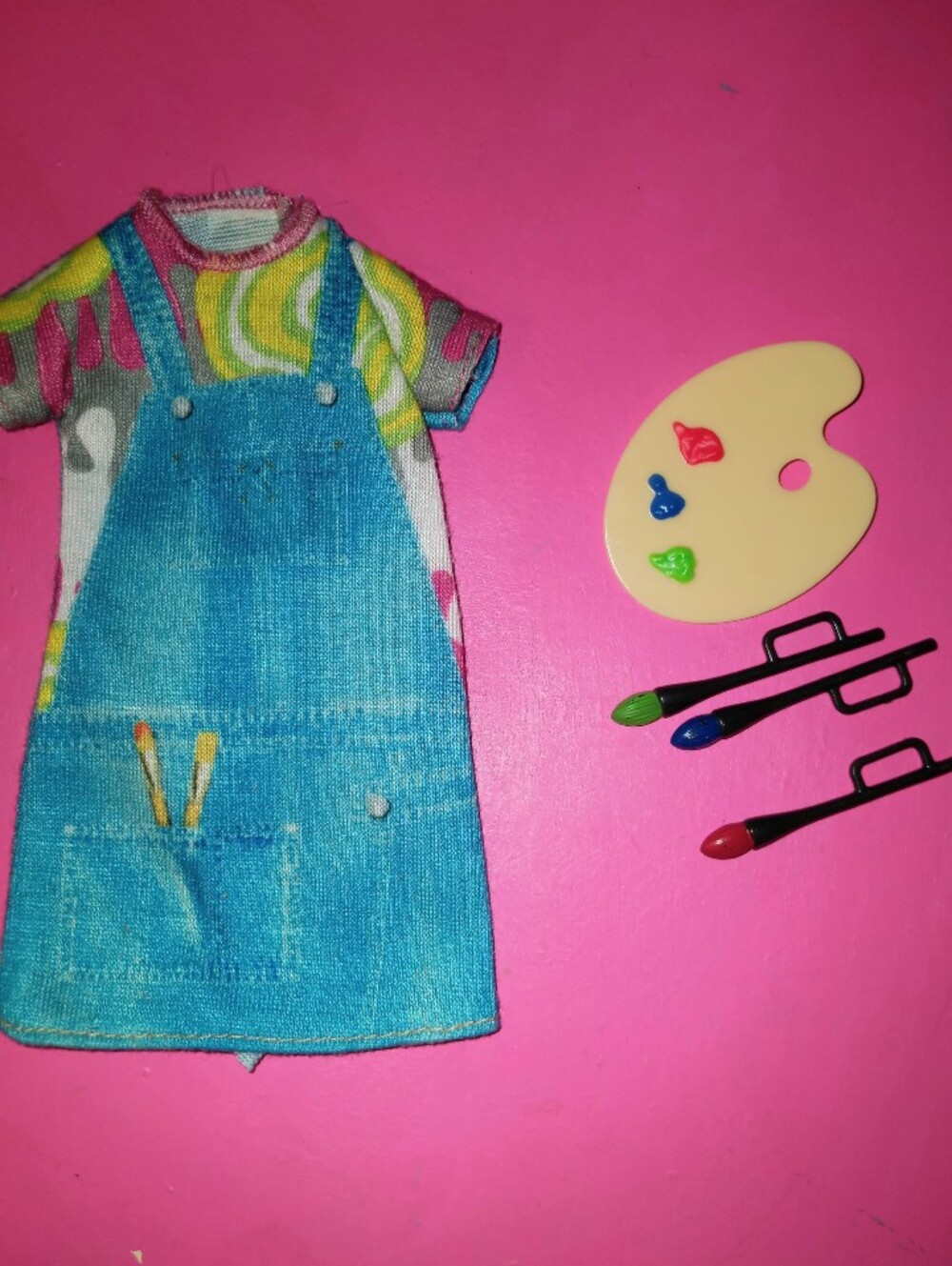 Barbie Doll Painter Dress Fashion